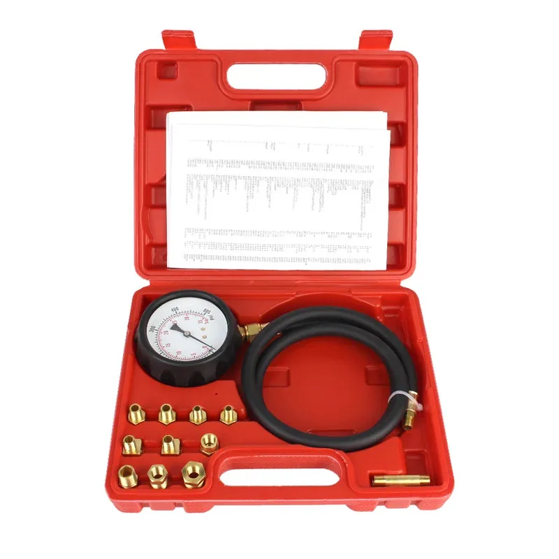 

Automobile Diagnostic Tools Oil Pressure Gauge Transmission Pressure Test Meter Car Hydraulic Oil Pressure Tester TU-11A 12Pcs