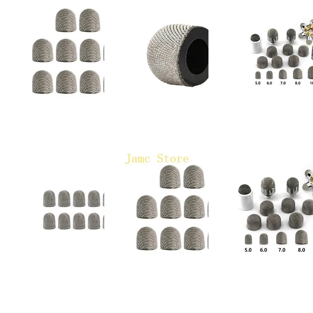 

LX0B 10Pieces Universals Styluses Nibs Soft Wear Resistant AntiScratch Tip For Tablets Phones