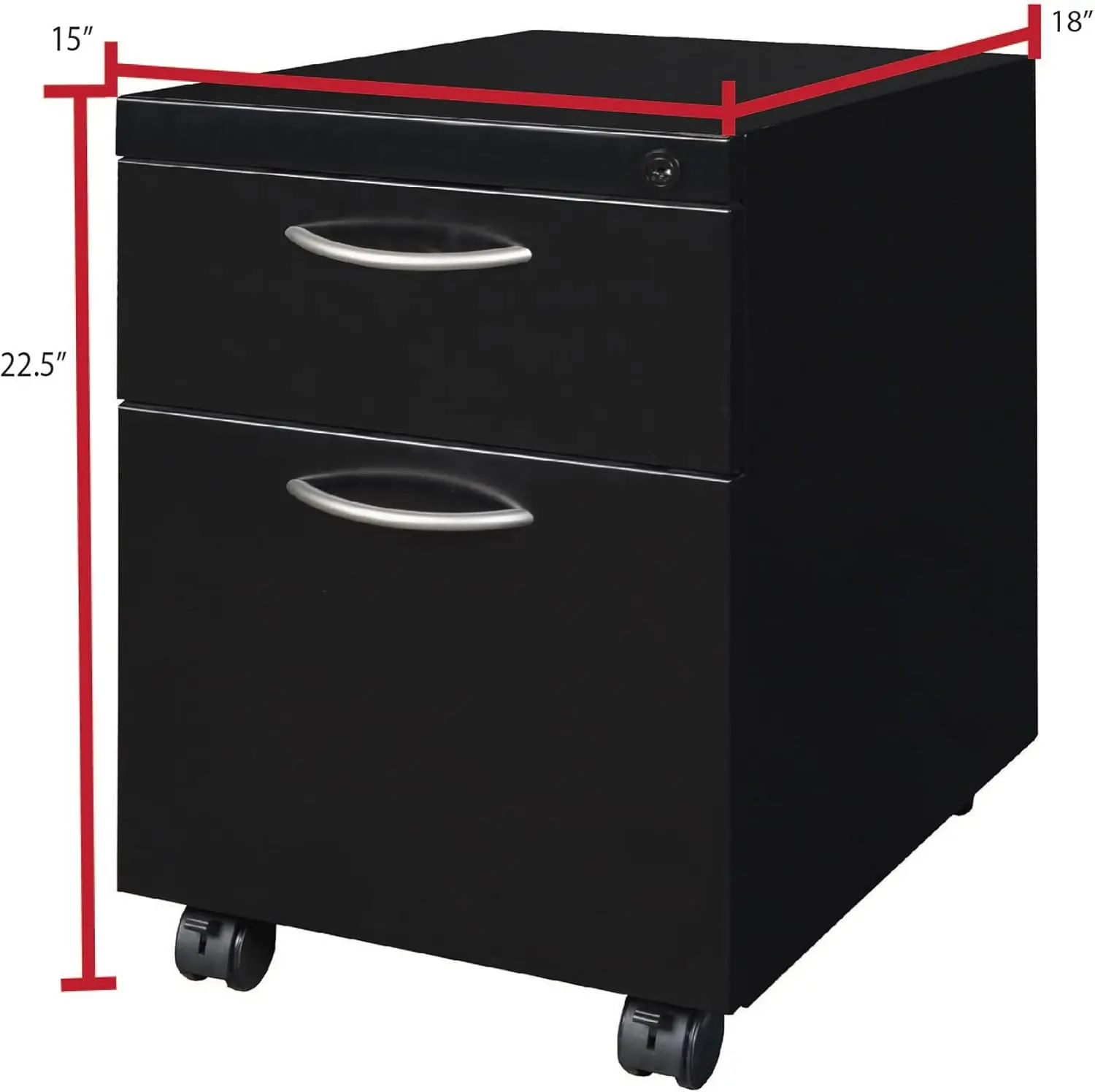 Fusion Mobile Box File tumpuan-hitam