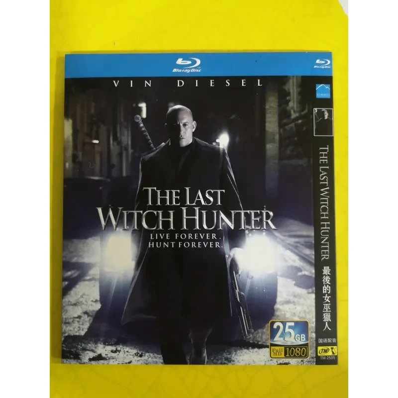 Brand Blu-ray The Last Witch Hunter paperback edition high quality movie disc