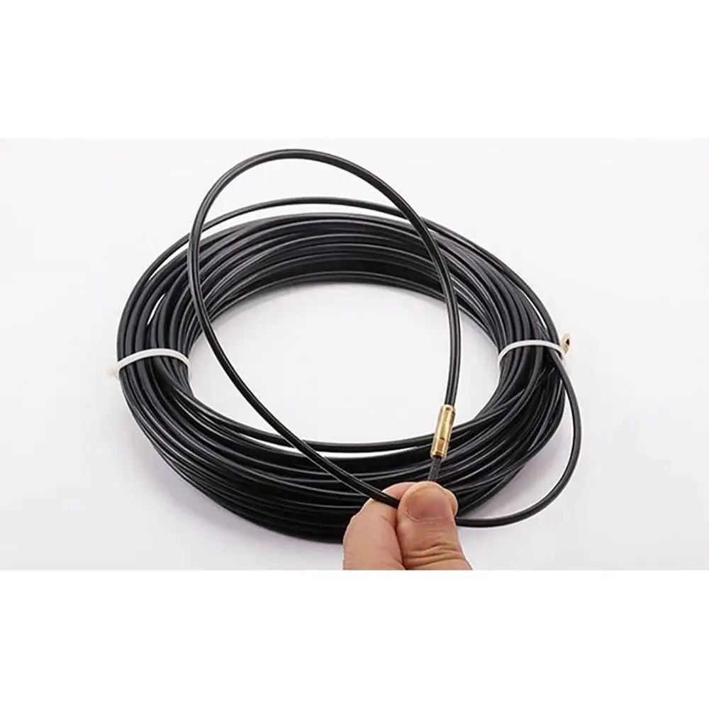 1Roll Durable 5/10/15/20/25/30M Cable Puller Nylon 3mm Wall Wire Lead Electrician Spring Tape Guide Push Puller Wiring Aid Tool