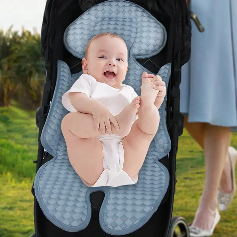 Almofada de resfriamento do bebê para carrinho, esteira respirável, almofada do assento de carro, almofada antiderrapante, forro de gel