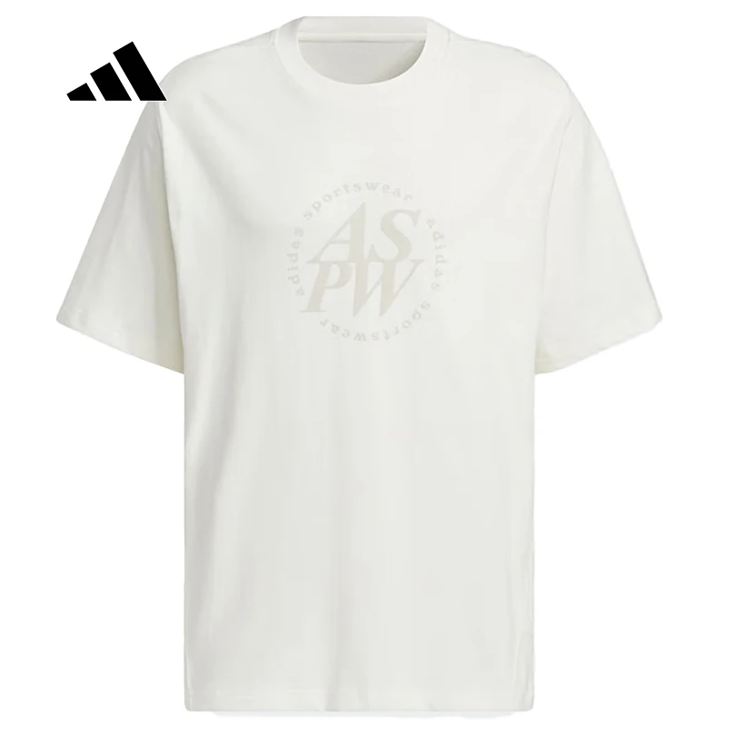 

Мужская спортивная футболка adidas 2024, новинка лета, дышащая, с круглым вырезом, для фитнеса и тренировок, JI6257