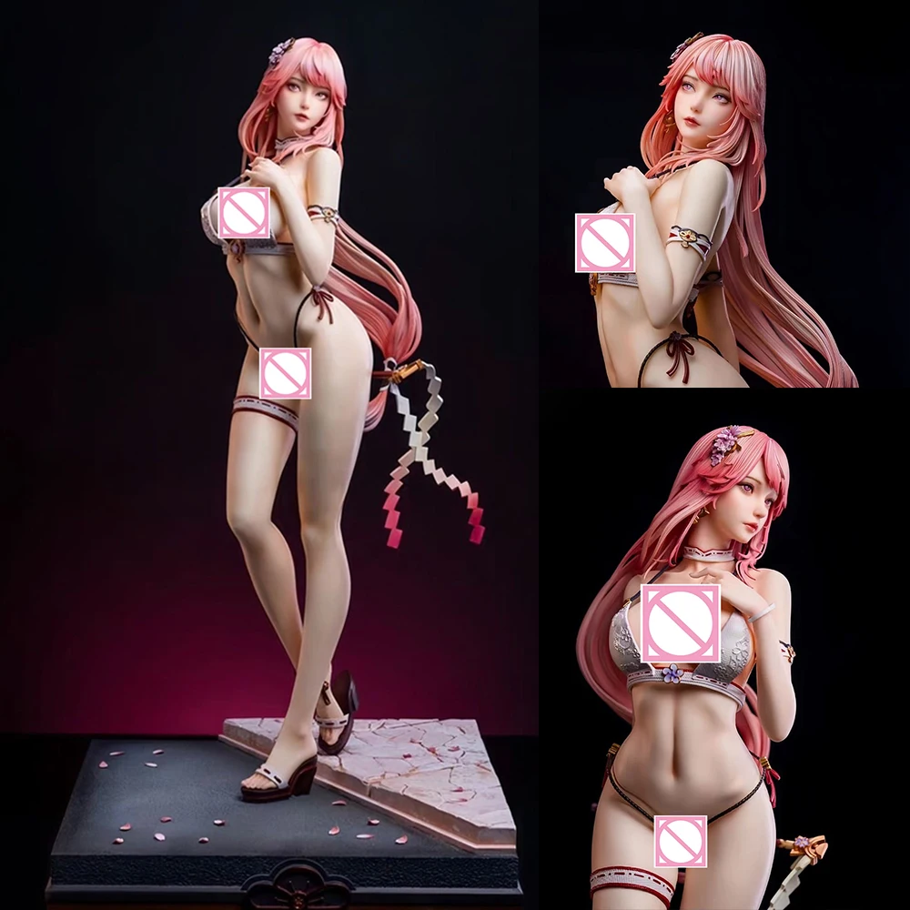

19.69in/50cm Anime Genshin Impact Figure Yae Miko Action Figures PVC Statue Model Collection Toys Gifts