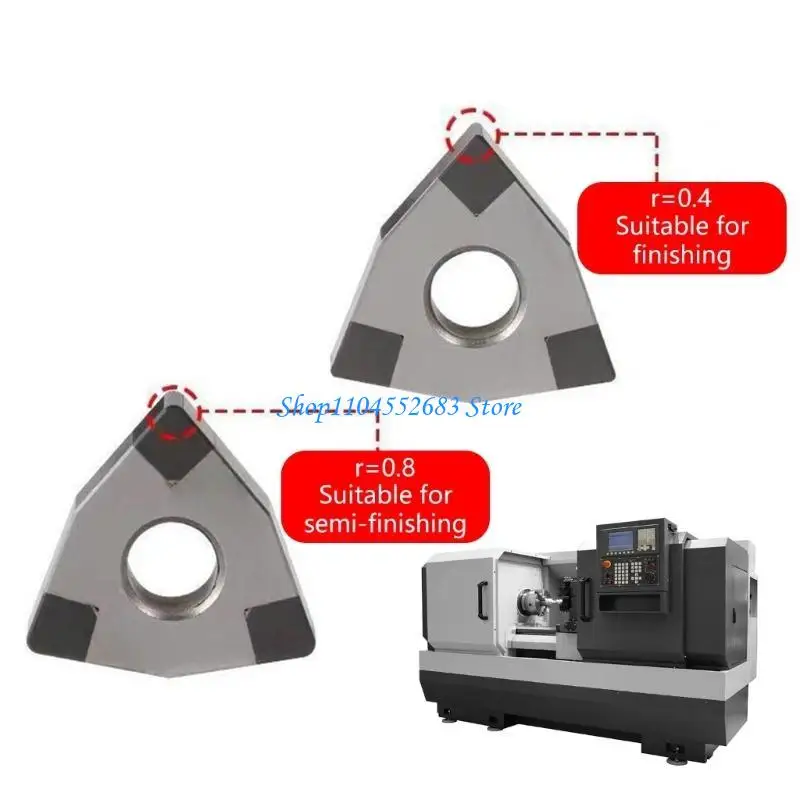

Y6gd Turnere Turnerble Inserts WNMG080408 WNMG080404 Кубический нитрид бора подходит