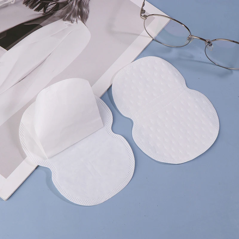 

30Pcs Washable Underarm Sweat Pads Sweat Absorbing Guards Dress Sweat Stickers Perspiration Shield for Daily Use
