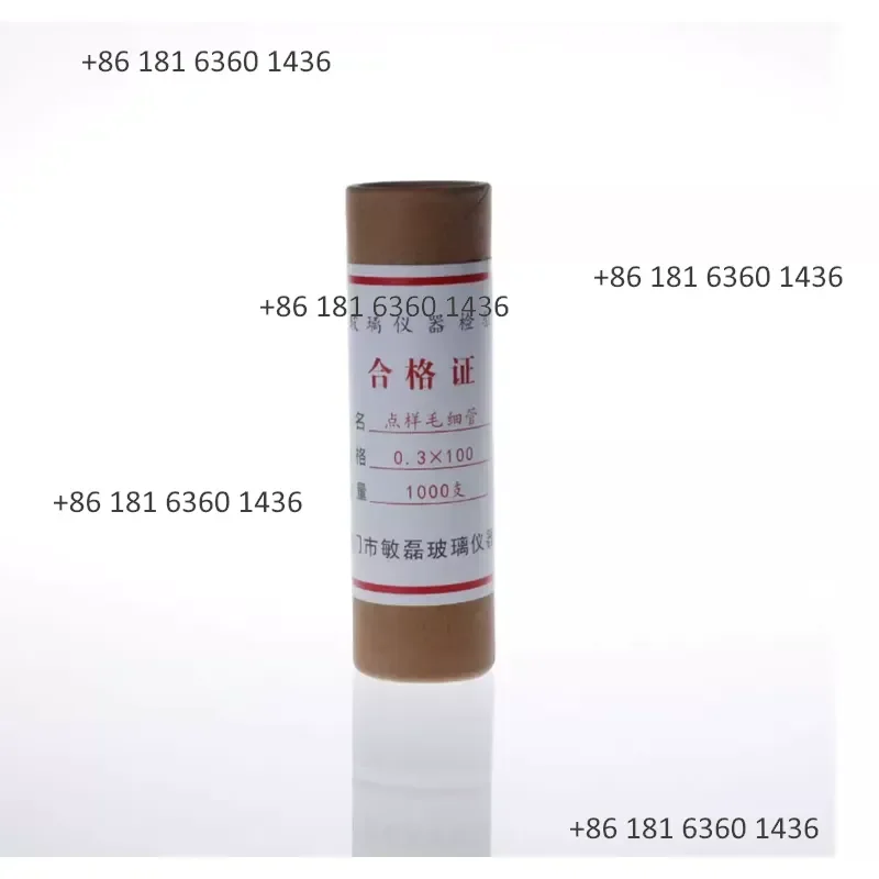 Laboratory Glass Spotting Capillary Melting Point Tubes 100mm Length 0.1 0.3 0.4 0.5 0.9-1.1mm