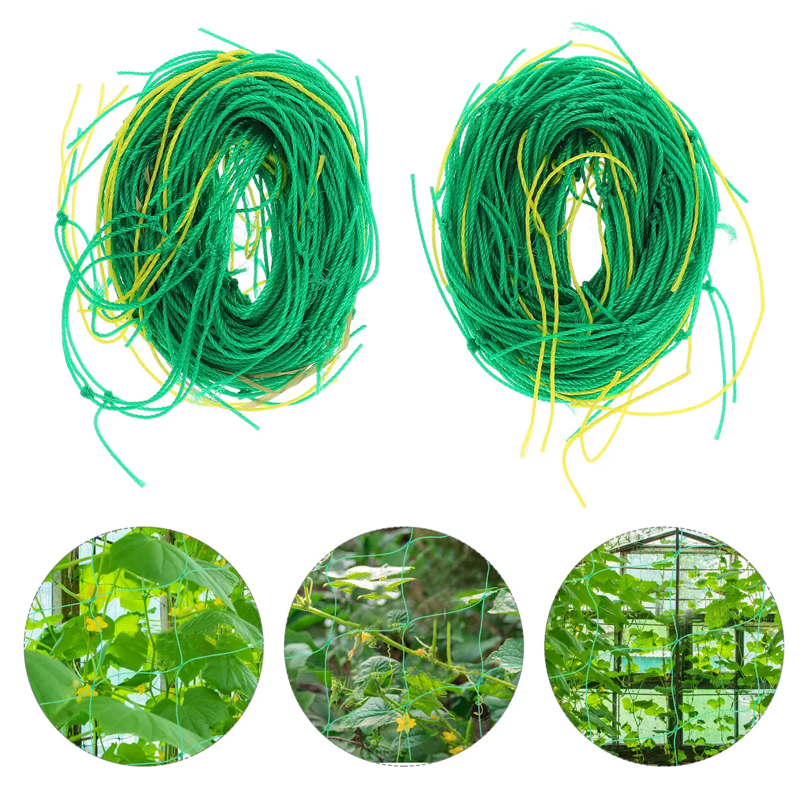 

2pcs Garden Trellis Netting Plant Support Net For Climbing Vegetables Vines Flowers Outdoor Use Nylon Mesh Grid For Garden