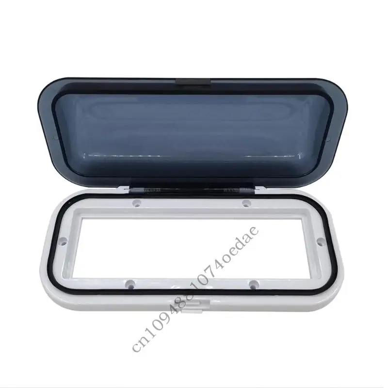 

0XXC Deep Profile Stereo Cover Housing For Boats Features Spring Loaded Door And Clear Control Panel Visibility When Closed