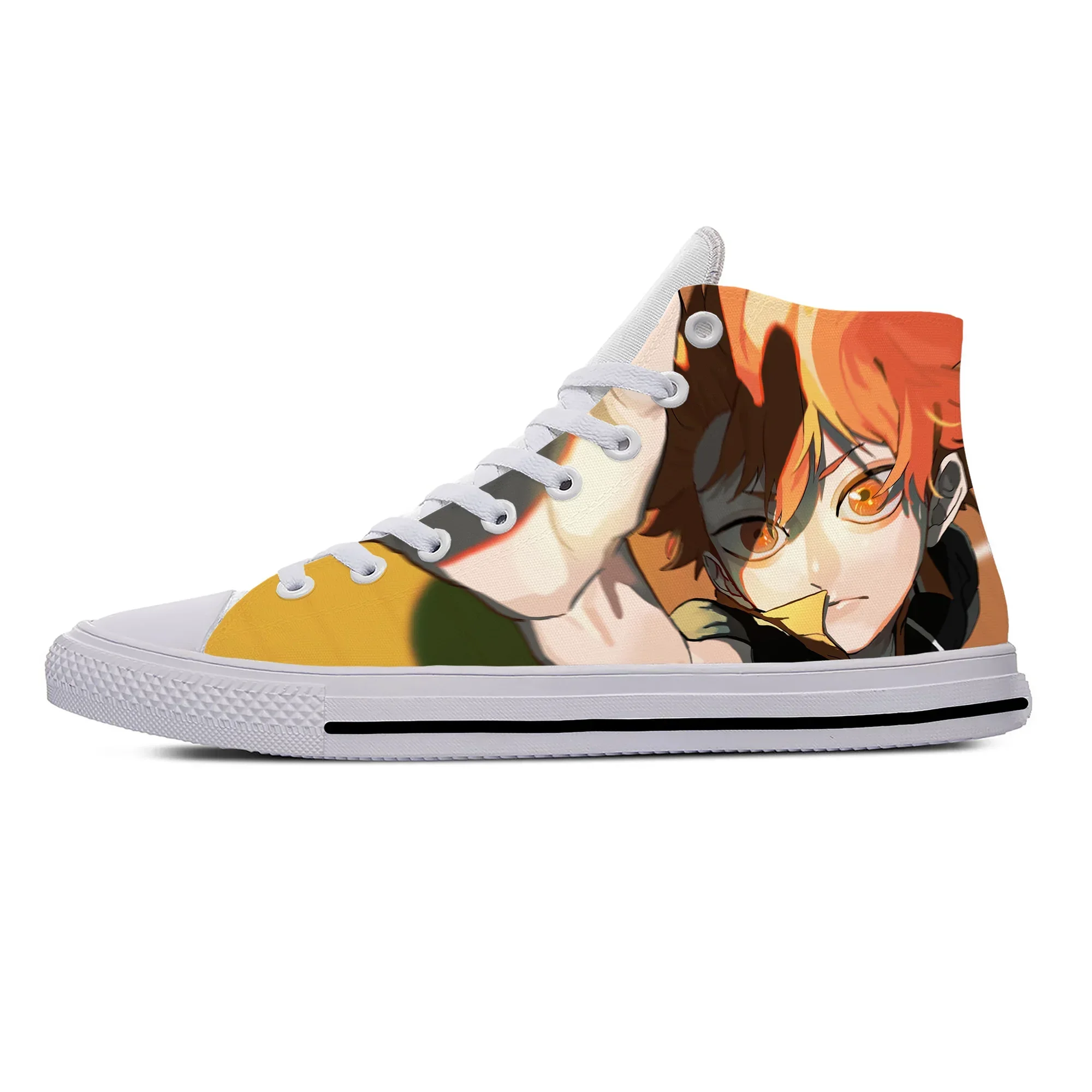 Haikyuu Hinata Shoyo Kuroo zapatillas de deporte clásicas para hombres y mujeres, zapatos de tablero de moda de alta calidad, Manga de Anime, caliente, Verano