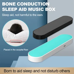 Under Pillow Wireless Speaker Bone Conduction Bluetooth Speaker Music Player Relaxed Improve Sleep Stereo Soundbar Rechargeable