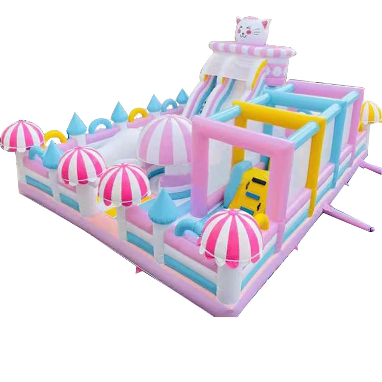 

Customized Fun Giant PVC Inflatable Jumping Castle Bounce House Commercial Slide Combo Indoor/Outdoor Shopping Mall Games Blower