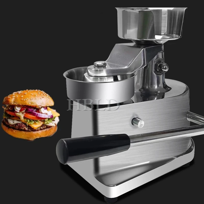 Small Household Manual Fish Cake Making Machine Hamburg Meat Cake Forming Machine