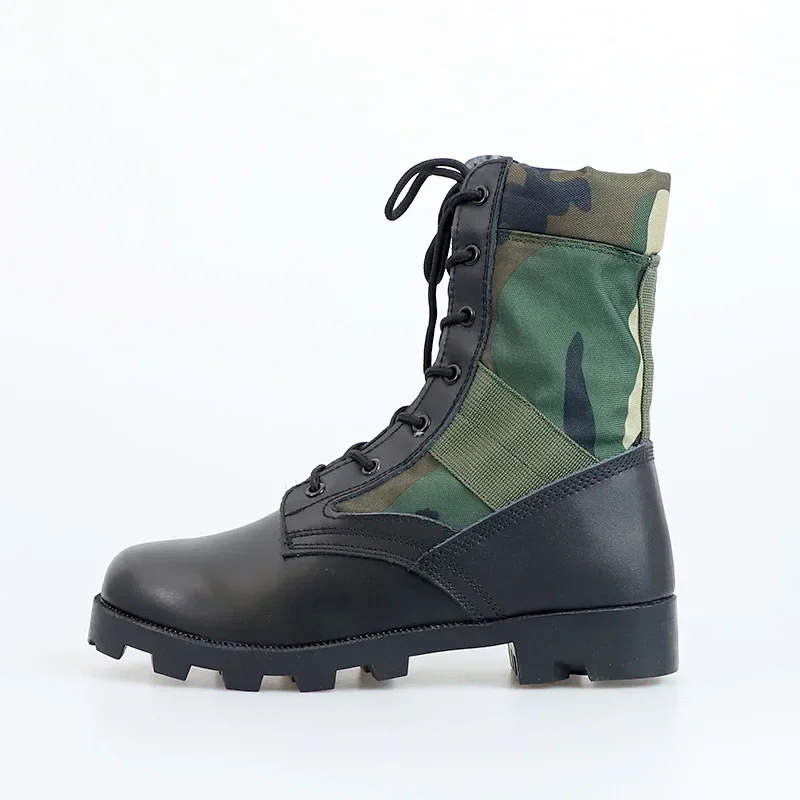 

Tactical Boots Men Training Special High-Top Shoes Outdoor Shock-Absorbing Hard-Soled High-Waist Hiking Botas