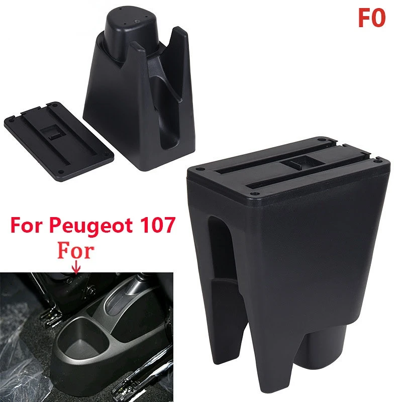 New For Peugeot 107 Armrest For Citroen C1/Toyota Etios Aygo BJ armrest box Car Accessories Store box Interior Parts details USB