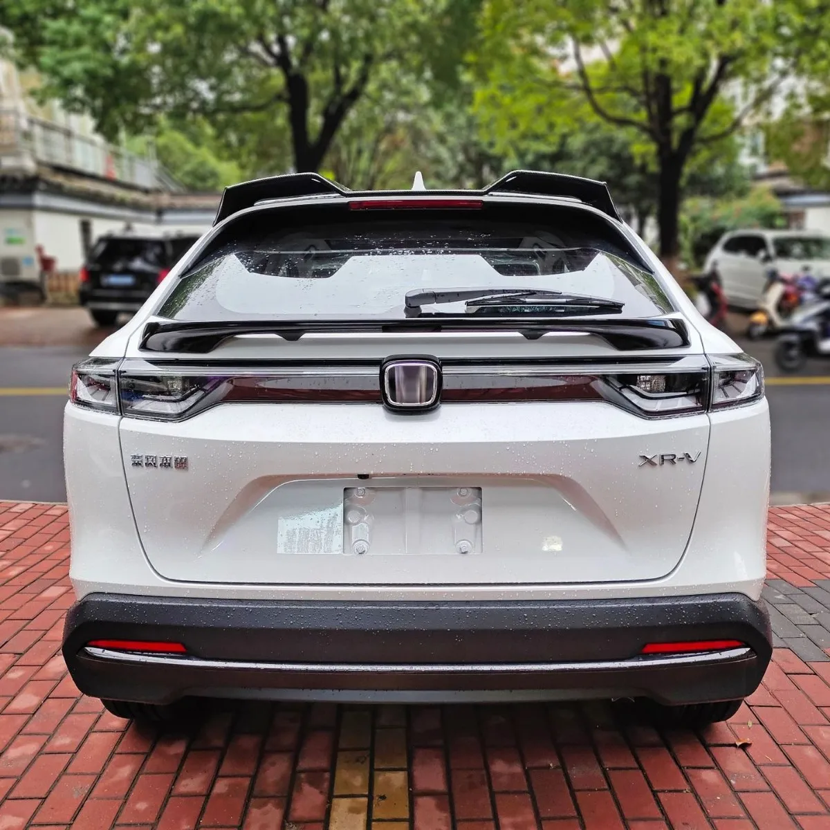 

2025Suitabie for 21-25 models Bizhi HRV modified VEZEL gull wing top wing XRV front shovel tail fixed wind wing surround