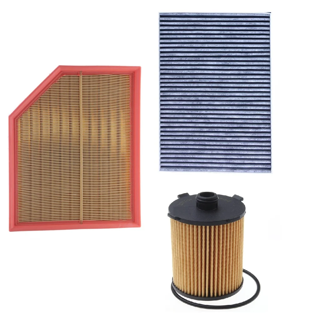 Cabin Air Filter+Oil Filter For Volvo S90 II (234) ,V90 II(235,236) 2016-/XC60 II (246) 2017/XC90 II 31407747 31372212 31370089