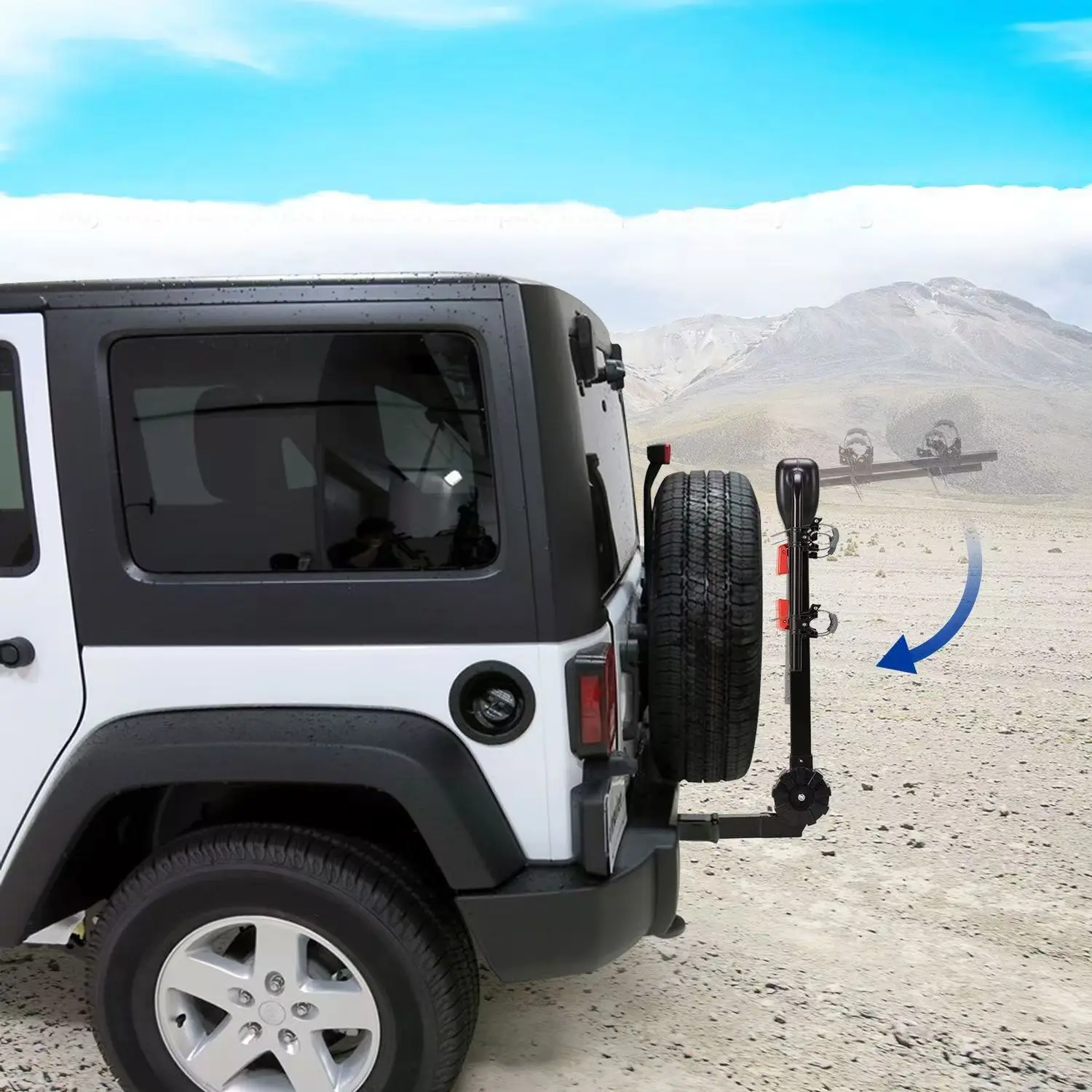 Trailer Bar Trailer Ball Tail Bicycle Rack, Wrangler Tank 300 Guard, Car Bicycle Rack