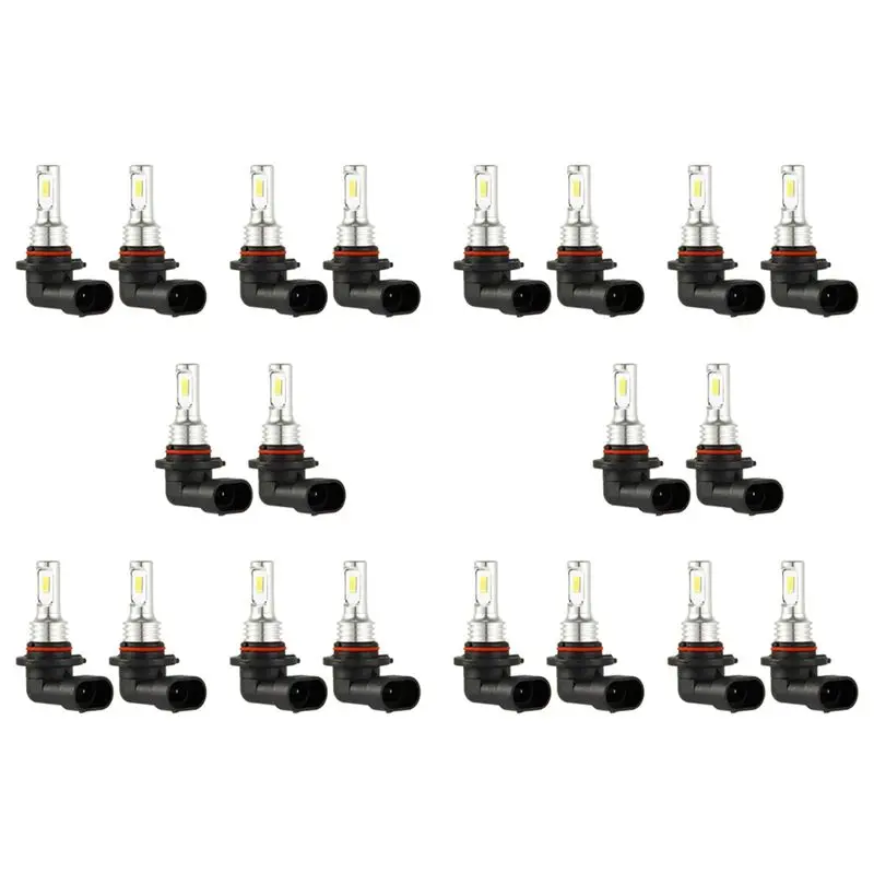 

AU28-10X 9005 HB3 LED Headlight Bulbs Kit High- 35W 4000LM 6000K White High Power