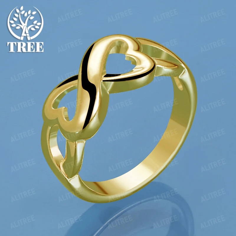 

Hot 18k Gold Ring New Bow Ring Women Engagement Wedding Party Fashion Design Beautiful Jewelry Valentine's Gift Accessories