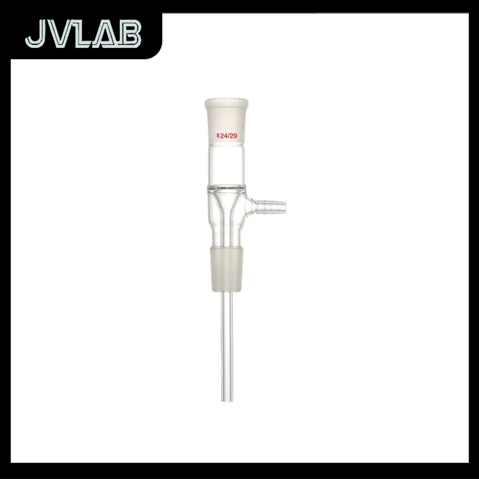 

Long Neck Input Connector Laboratory Consumables Scientific Glassware Flask Condenser Tube Boro3.3 Horn Funnel 14 19 24 JVLAB