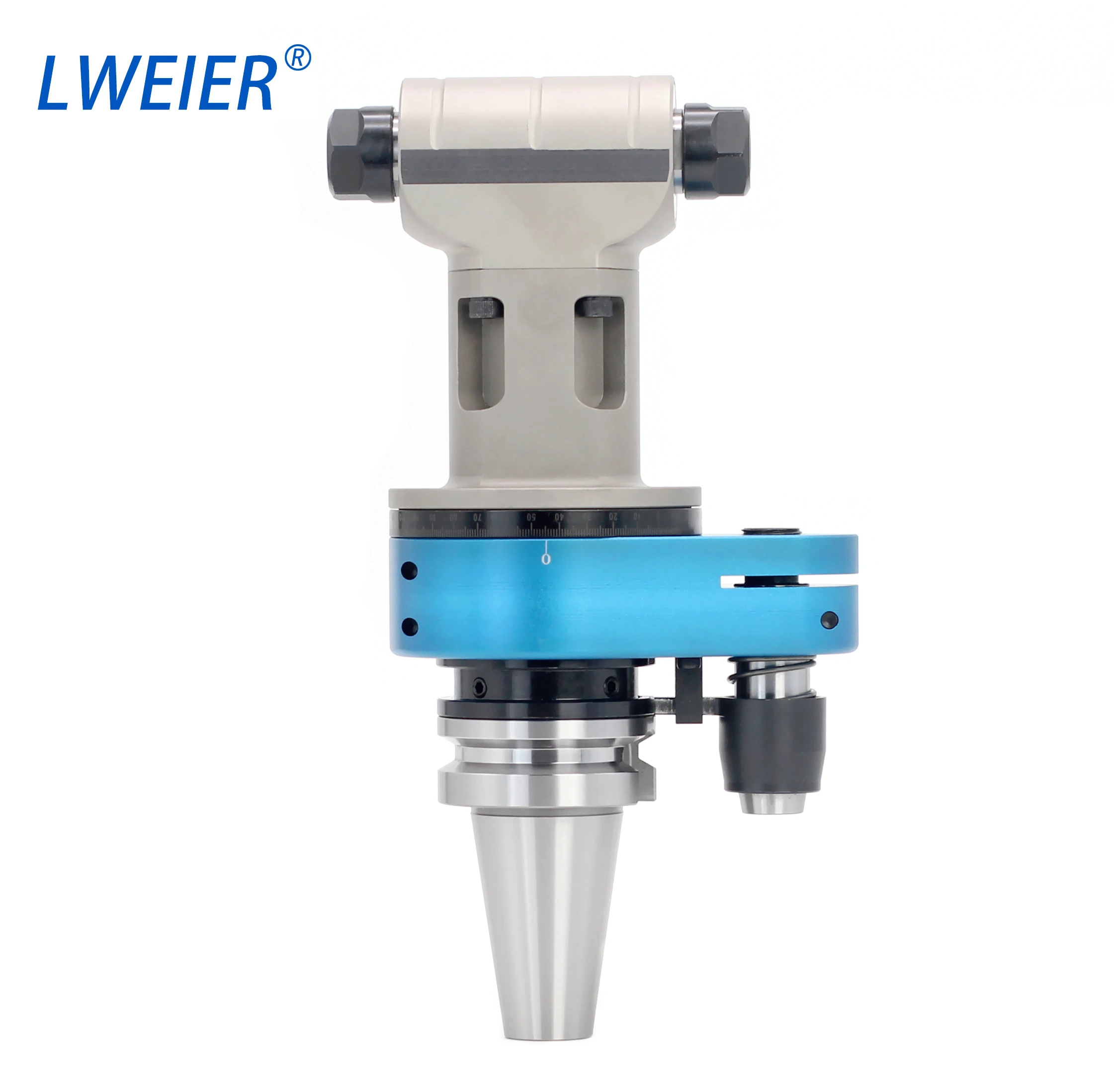 

China Factory Direct Sales CNC Machining Center BT40 Side Milling Head HSK63 Angle Head AG90-- ER16 2 Machine Tools Accessories