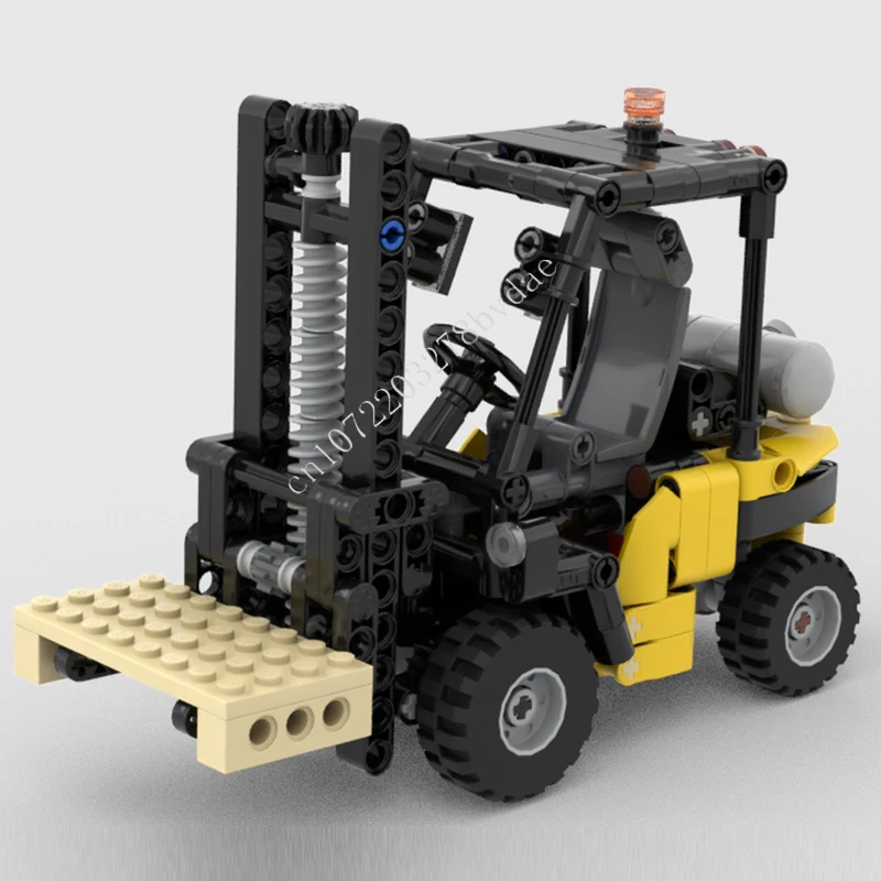 ชุดรถยกขนาดเล็ก MOC 333 ชิ้น ชุดรถไฟด่วน ของเล่นตัวต่อสถาปัตยกรรม ของขวัญวันคริสต์มาส วันเกิด สำหรับเด็ก