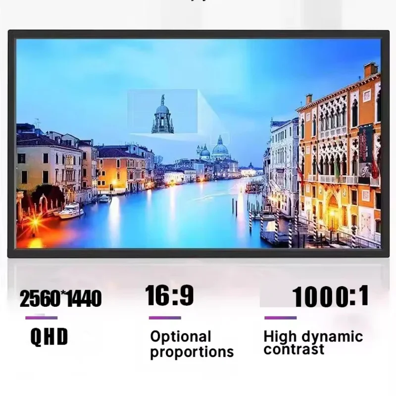كمبيوتر عريض للغاية 27 32 34 بوصة IPS منحني للألعاب 4K HDR 144 هرتز مع واجهة DP جديدة لسطح المكتب