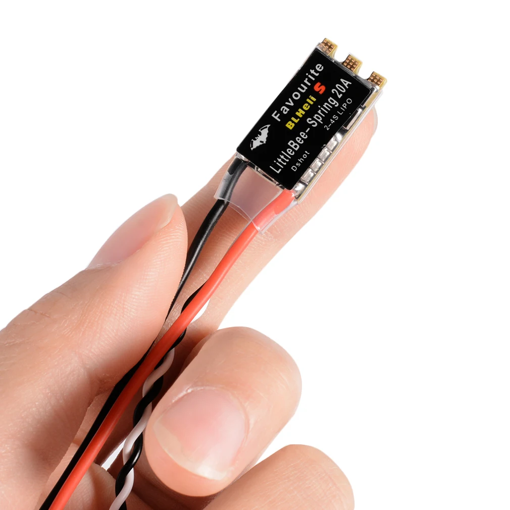 

1 шт./4 шт. Little Bee BLHELI-S 20-30A бесщеточный ESC 2-6S поддерживает DSHOT Oneshot42 OneShot125 мультикоптер FPV QAV250 220 280FPV