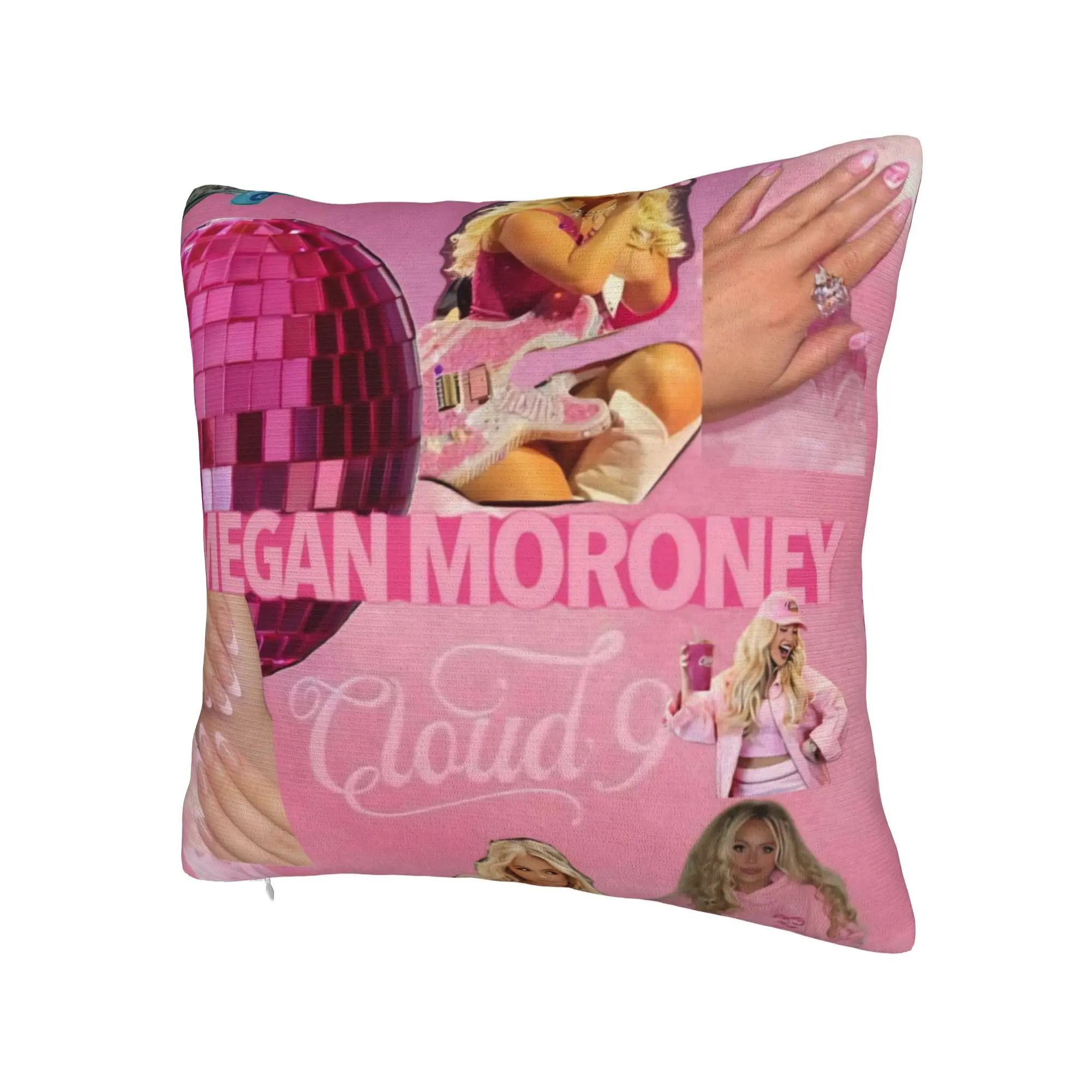 Decorative Pillow Cover Megan Moroney Singer  Merch Home  Throw Pillow Case Cover Square Multiple Sizes