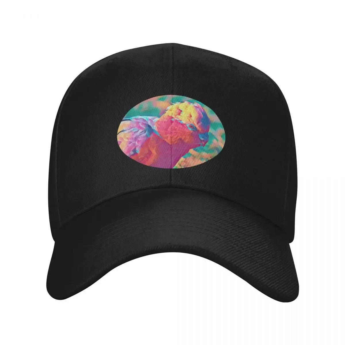 

Artistic Galah parrot portrait closeup Baseball Cap Ball Cap Hat Baseball Cap Hat Beach hiking hat Women's Golf Wear Men's