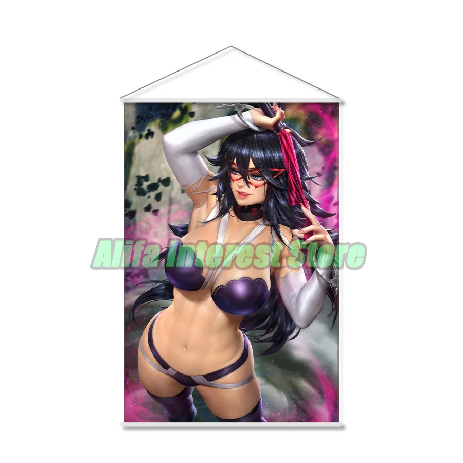 Sexy Nemuri Kayama Anime Midnight Wall Scroll Hanging Poster Home Decor Painting