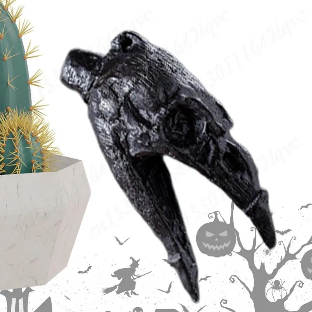 Halloween Crow Mouth Death Whistle with Strange Sound Real Screaming Whistle Death Whistle Loud Ornament for Application