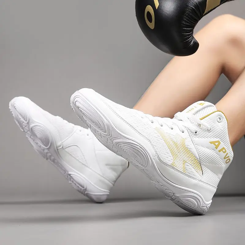 

Professional Men's Women's Wrestling Boots Men's Breathable Wrestling Boots Multi-color Boxing Shoes Double Non-slip Sneakers