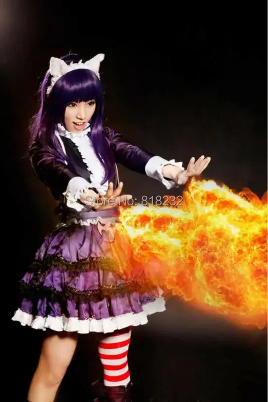 LOL Gothic Lolita Annie Maid Dress Uniform Outfit Games Customize Cosplay Costumes