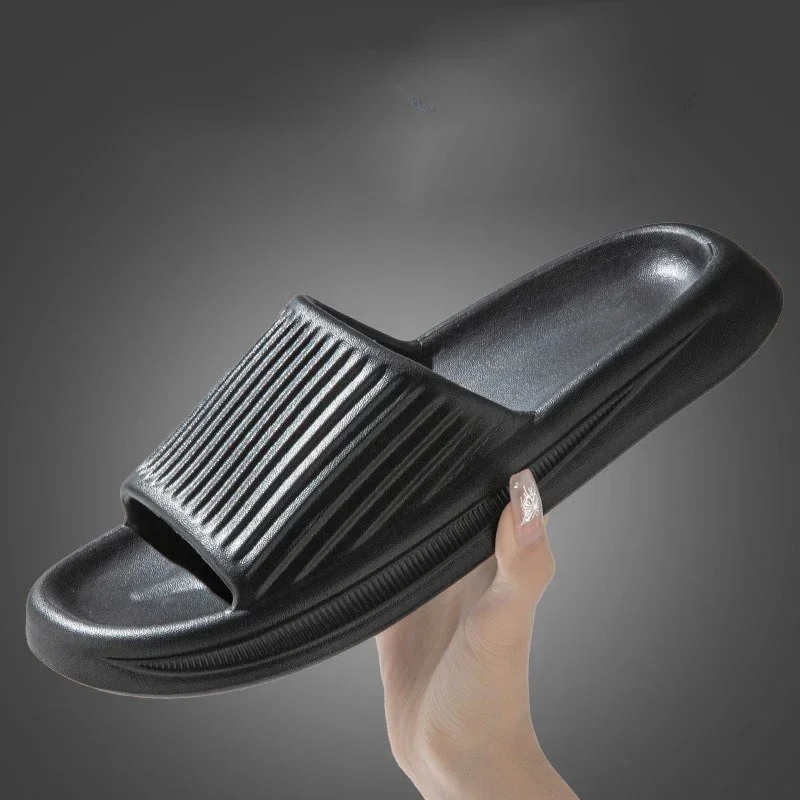 Chanclas planas informales de EVA para hombre y mujer, zapatillas suaves antideslizantes para interiores y el baño, zapatos de playa para exteriores