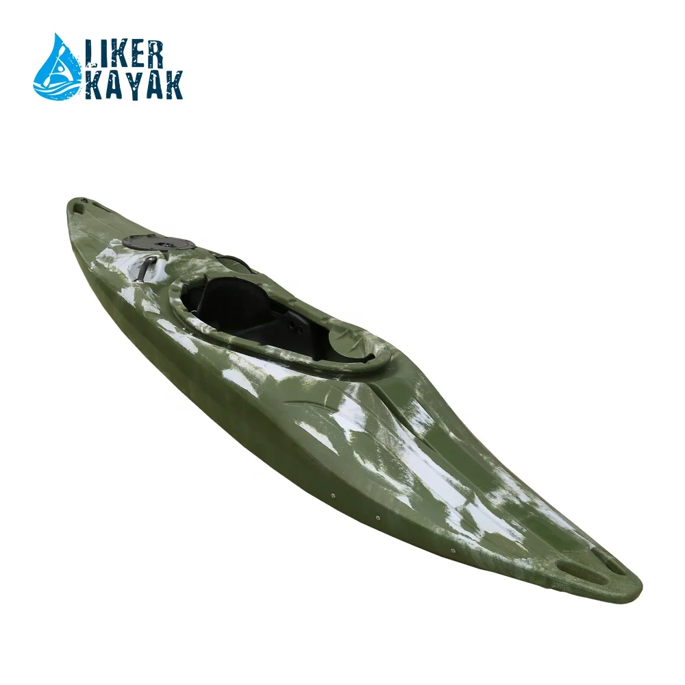 Factory Wholesale 2.7m Plastic Whitewater Single Boats Kayak