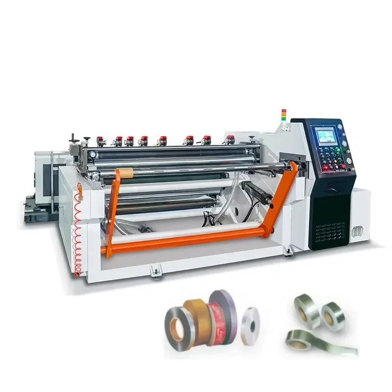 High Speed Slitting Machine Pvc Pet Opp Pe Ps Plastic Roll To Roll Paper Slitting Coil Slitting Machine