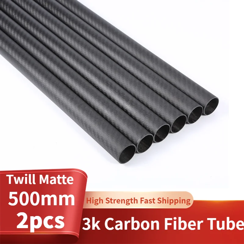 

3K Carbon Fiber Tube ,Twill Matte ,Length 1000mm,Wall Thickness :1mm,Calibre:5mm-25mm, High strength full carbon fiber tube.