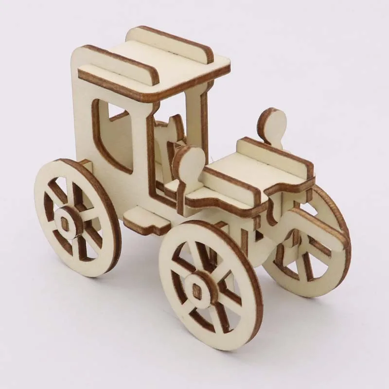 OUZEY 3D 木製車モデルキット、DIY 車両組み立てパズル、ティーンエイジャーと大人のための教育用組み立ておもちゃ