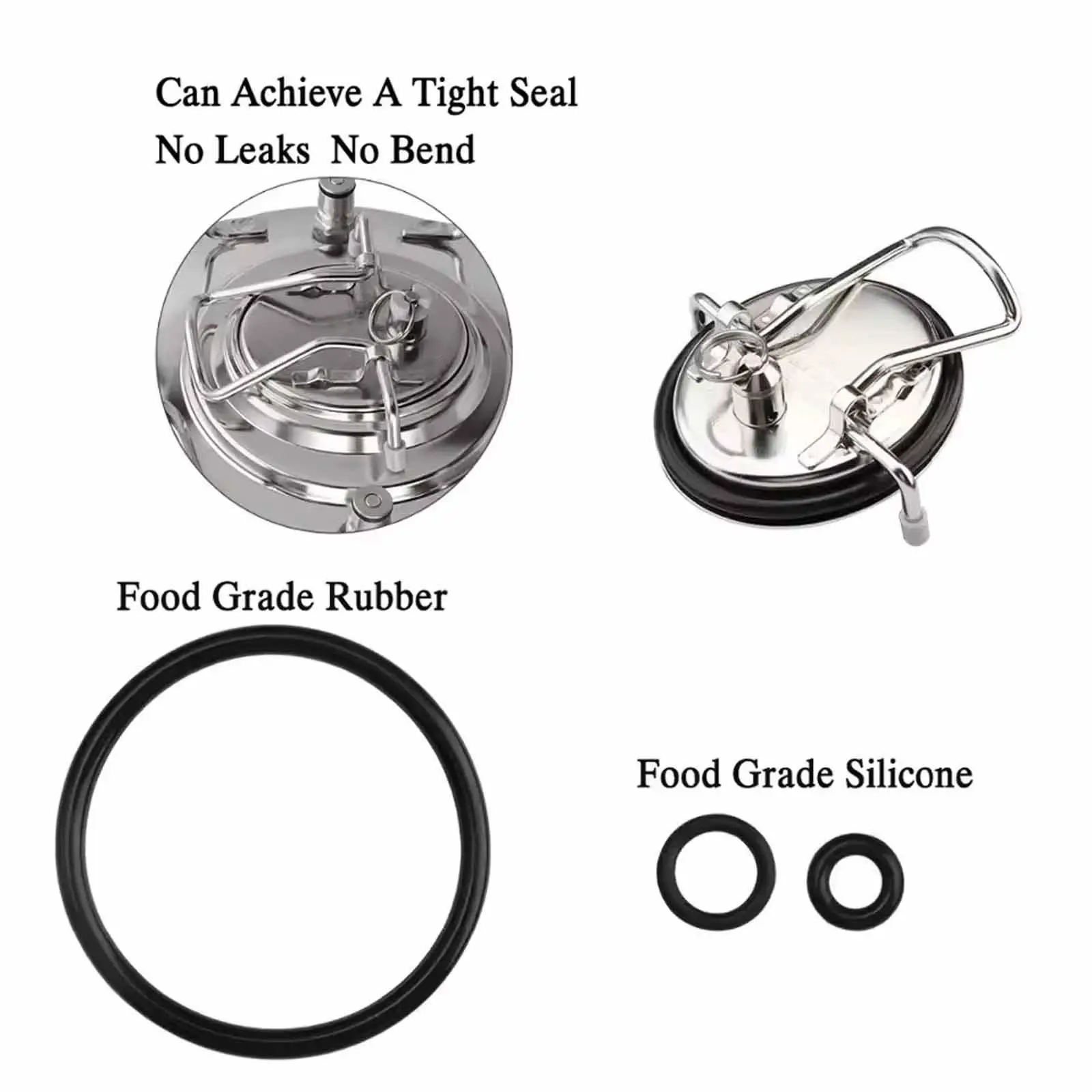 O Ring Gasket Kit for Homebrew Keg Lids Sturdy Nitrile Replacement Set Fits Standard Beer Kegging