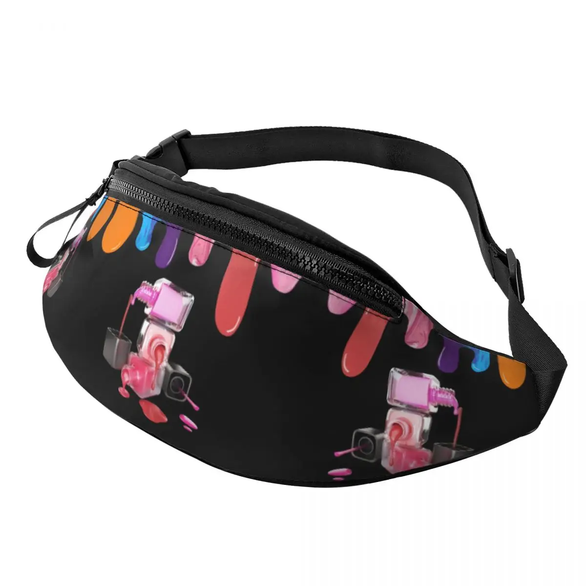 Nail Artist Cadeau Fanny Pack Vrouwen Mannen Casual Manicure Nagellak Crossbody Heuptas Voor Lopende Telefoon Geld Zakje