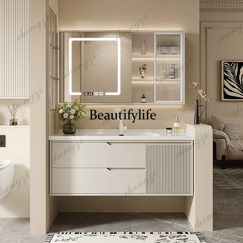 A139 Creative Black Bathroom Cabinet Accent Unique Luxury Xenomorph Funky Universal Cupboard Vintage Archivadores Hotel Furnitur