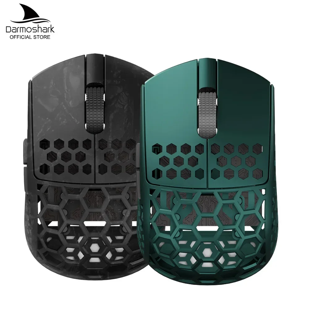 Darmoshark M5Air V2 Forged Carbon Fiber Gaming Mouse Wireless 8K Macro Mouse 30KDPI  Finger Grip Small Hand Mice 30g Lightweight
