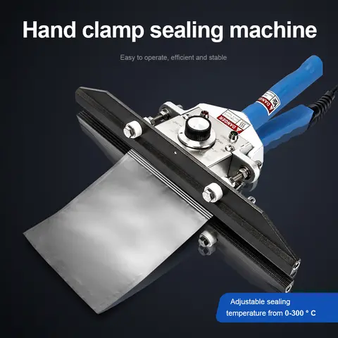 전기 열 밀봉기 클램프 실러 알루미늄 호일 백 크래프트 종이 포장 백 실러 플라스틱 실러 핸드헬드 밀봉기