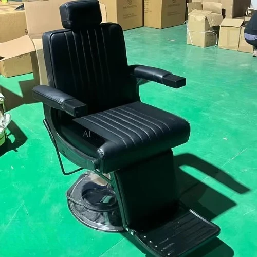 Height Adjustable Salon Chair with Double Layer Foam Ergonomic Full Back Support | 360° Rotation for Barber Shop & Salon Project
