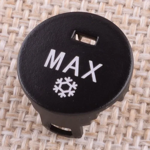 

Black Car Central Control AC Climate MAX Switch Button Knob Cover Cap Fit for BMW 5 Series E60 E61 2003-2006 2007 2008 2009 2010