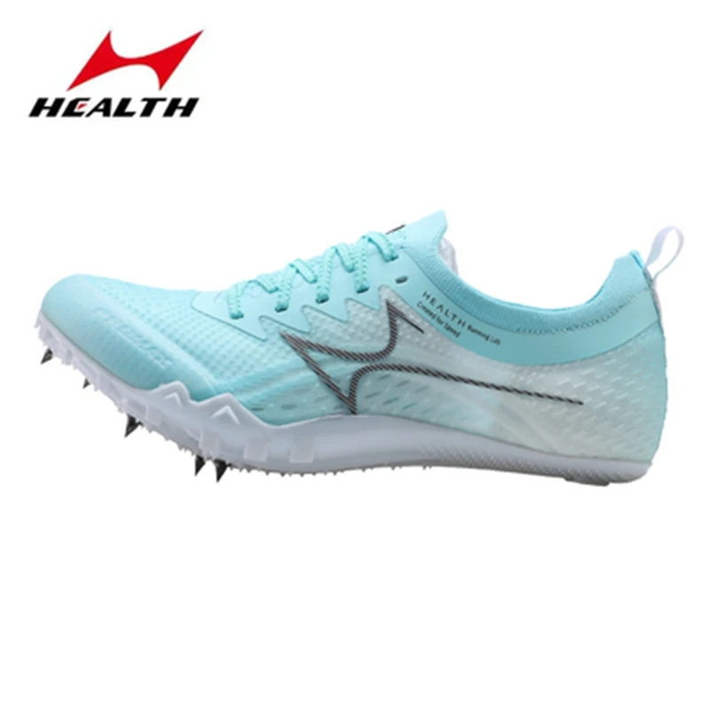 

Health Carbon Plate Track Field Men Spikes Shoes Mid Long Distance Sprint Sneaker Professional Dash Training Shoes 1200