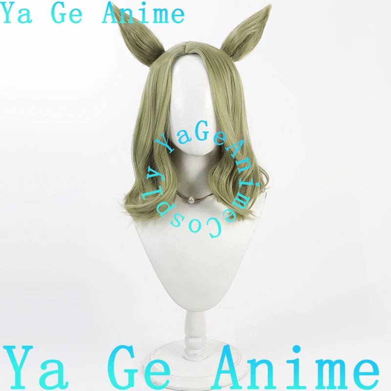 يا جي شعر مستعار تأثيري أوما موسومي جميلة ديربي المنقذ الهواء شعر مستعار تأثيري آذان وذيل سباق الخيل فتاة لعبة عرض الواقع شعر مستعار شخصية #2