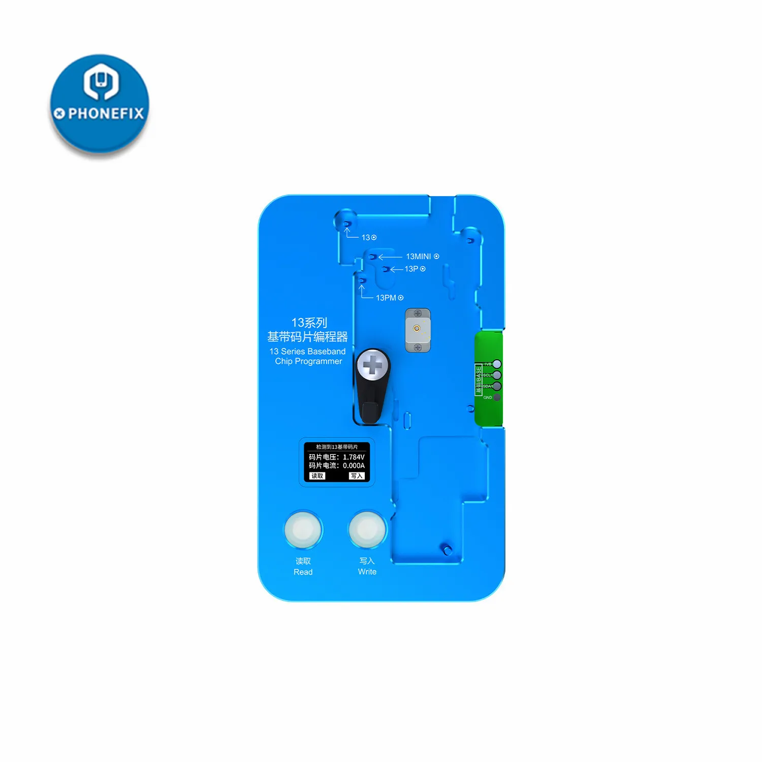 Imagem -06 - Chip Eeprom Jcid Baseband Programador para Iphone 12 13 14 15 Pro Max Mini Intel Qualcomm Logic Leitura e Escrita de Chips